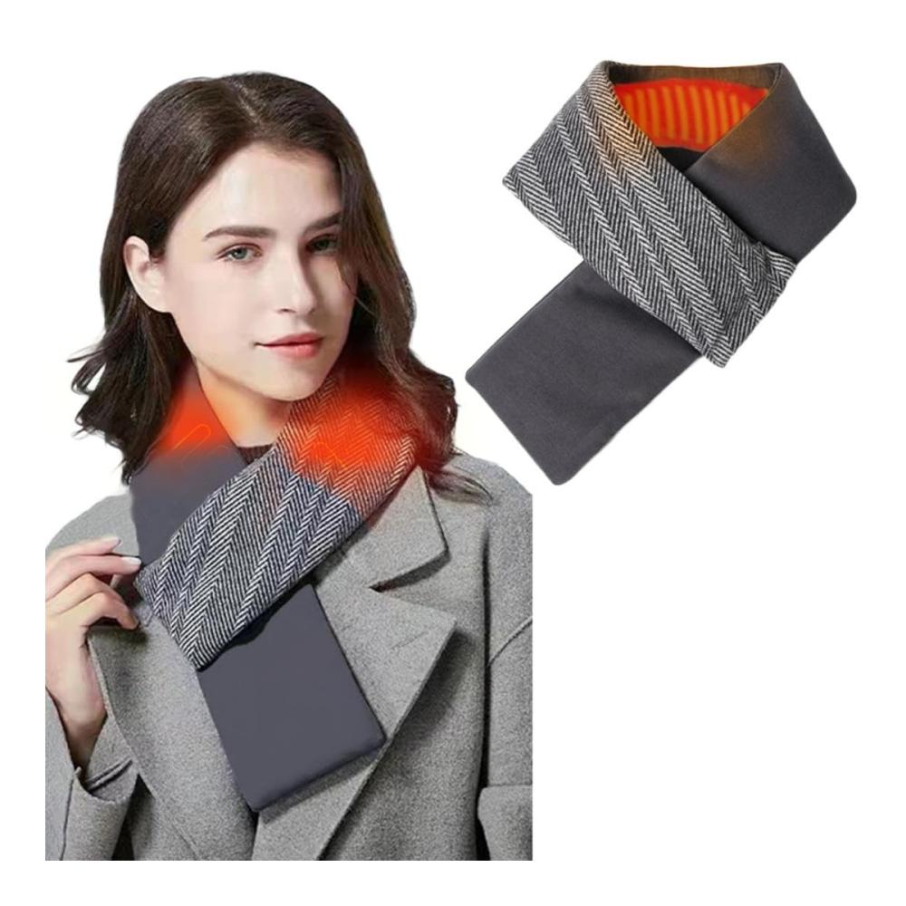 Beheizter Loop Schal Schwarz - Multifunktionstuch für Herren Winddichter Schlauchschal Winter Halstuch Sport Thermal Neckwarmer - Ideal für kaltes Wetter