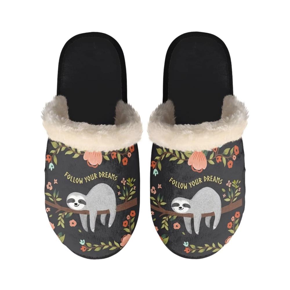 Baumwoll Hausschuhe chaqlin Damen/Herren | Indoor Slip-on Anti-Rutsch Walking & Garten Schuhe | Spa Hausschuhe für Reise | Bequeme Hausschuhe