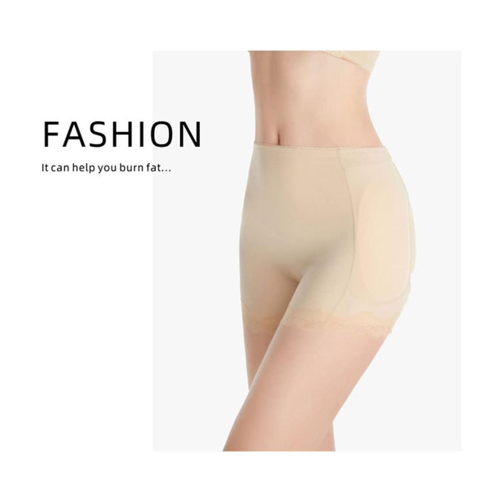 Damen Push-Up Miederslip mit Fake Ass Hüftpolster und Butt Lifter - Shapewear für Frauen zur Kontrolle und Abnehmen der Hüfte Gepolsterte Enhancer Unterwäsche