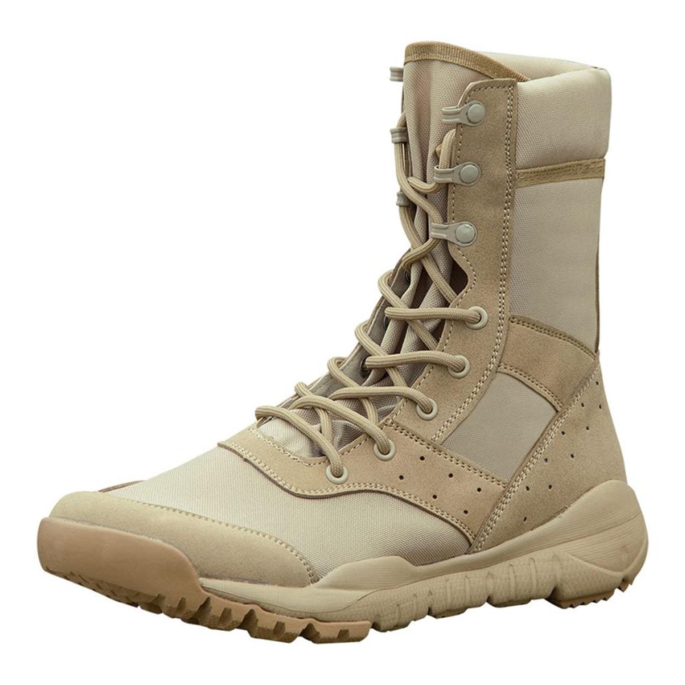 Trekking- und Wanderschuhe für Herren und Damen Outdoor Kletterschuhe Taktische Trainingsschuhe Armee Stiefel - Sommer Atmungsaktiv Mesh Wandern Wüste