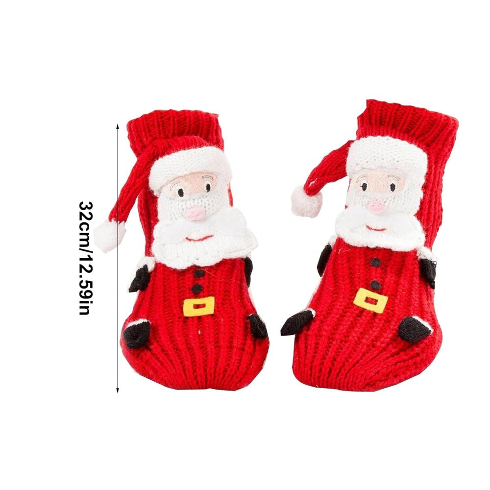 3D Weihnachtsgeschenksocken Warme Winter-Socken für Männer mit Pinguin Hirschgriff und Slipper-Design - Ideale Geschenke für gemütliche Thermo-Schlafmomente und einen stilvollen Winter von Brojaq