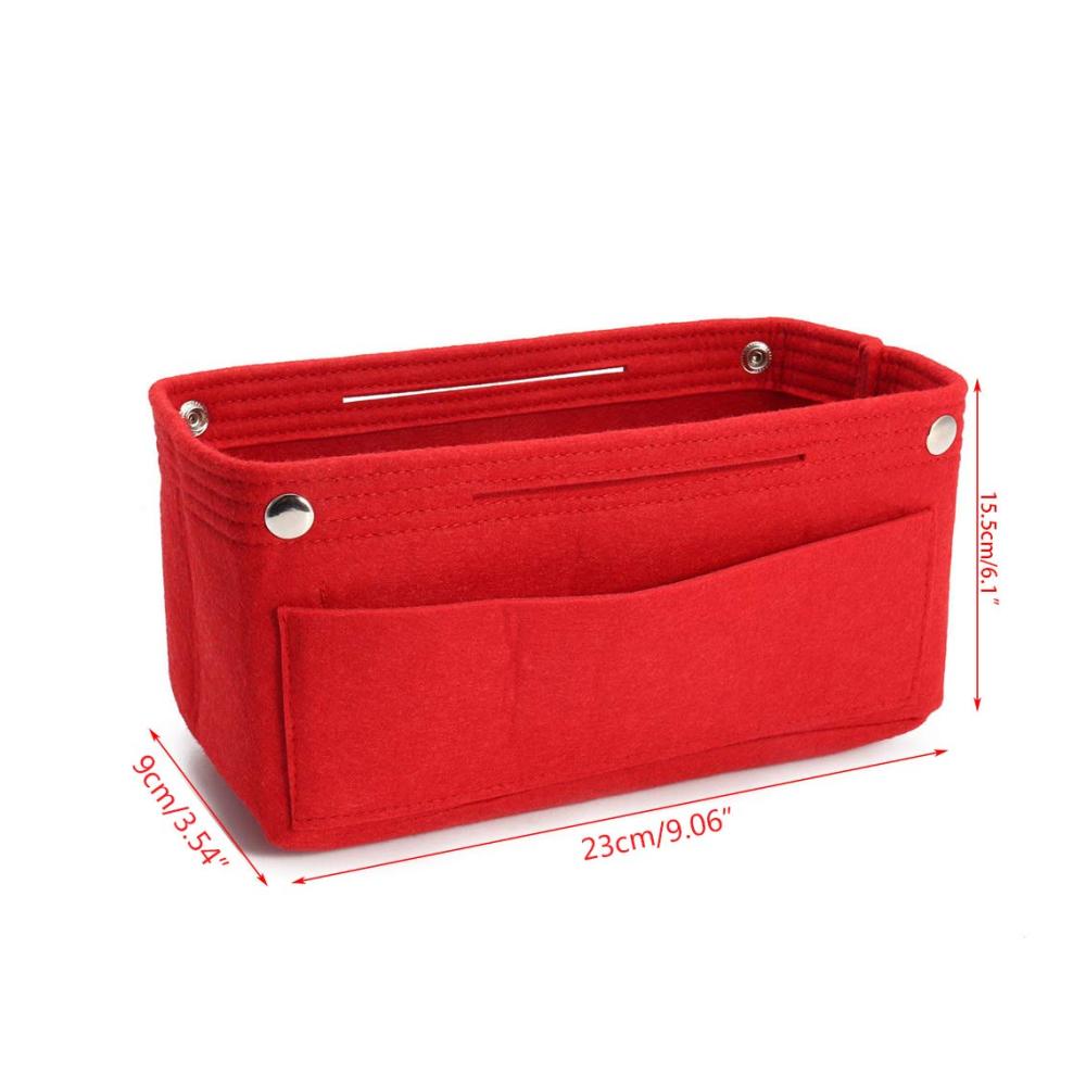 Handtaschen-Organizer Praktischer Filz Geldbörsen- und Kosmetikorganizer für Frauen