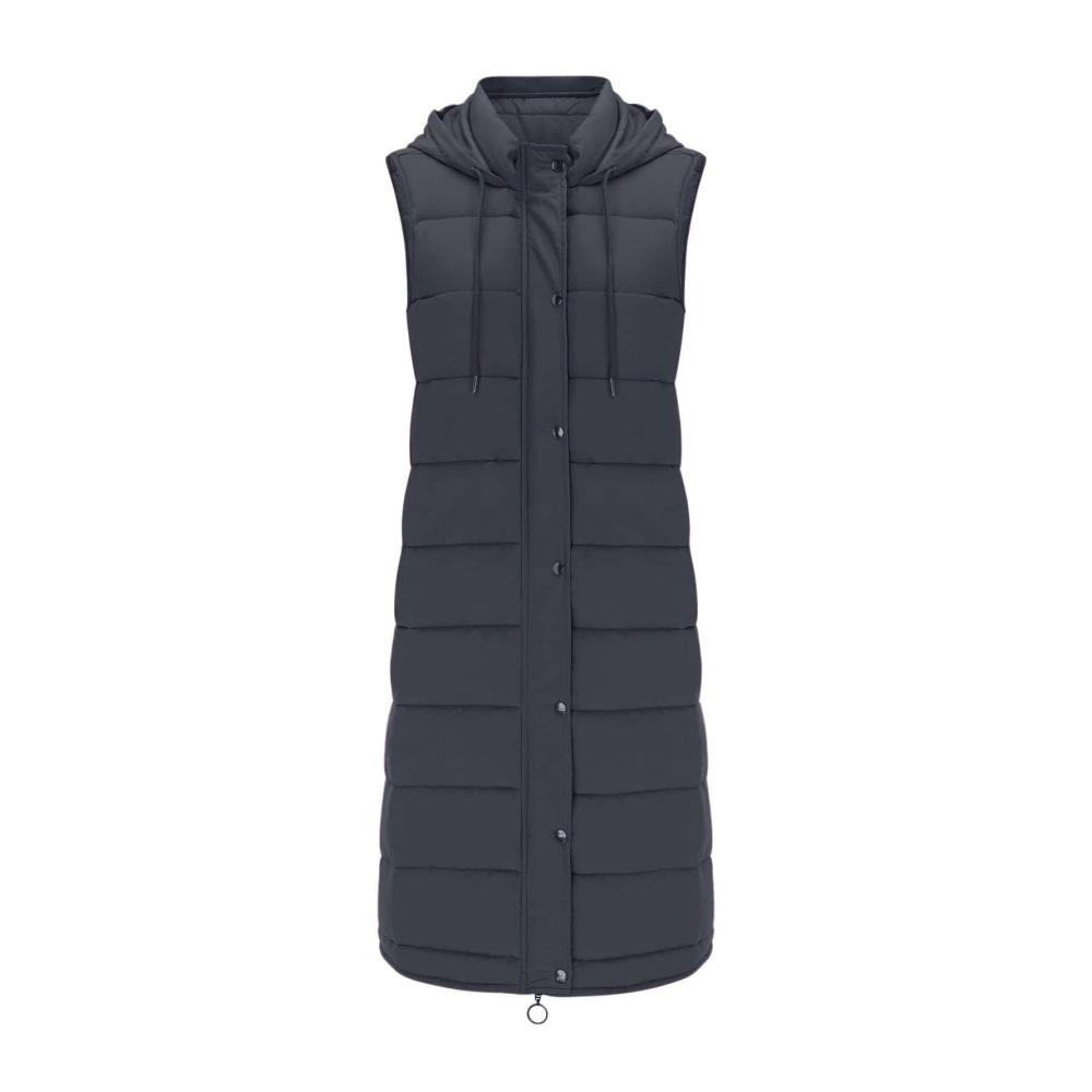 Damen Daunenweste mit Kapuze - Leichte Steppjacke für Herbst und Winter