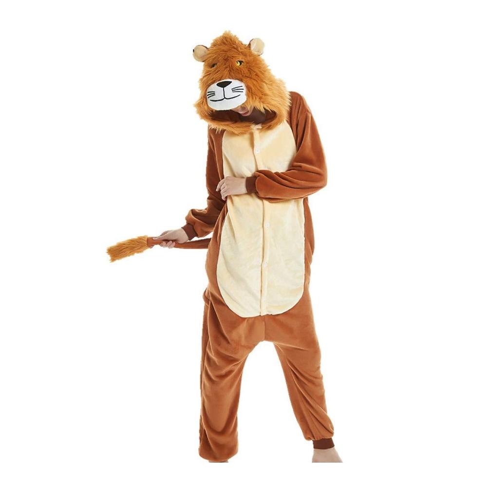 Damen Fleece-Schlafanzug Winter Loungewear-Set mit Halloween Cartoon-Cosplay – Onesie Kostüme für gemütliche Nächte
