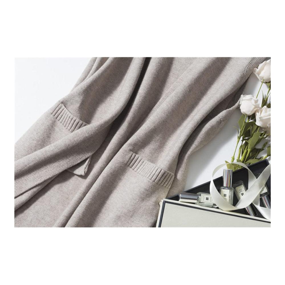 Damen Strickweste Elegante Ärmellose Strickjacke mit Ripptasche - Wintermode in Einem