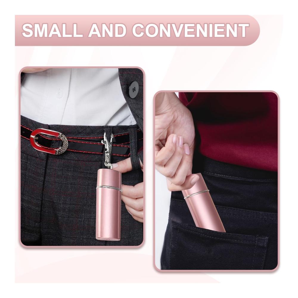 3er Set Taschenaschenbecher – Kompakte geruchsdichte Mini Aschenbecher für unterwegs ideal für Camping und Innenrauchen – Tragbare mobile Reiseaschenbecher