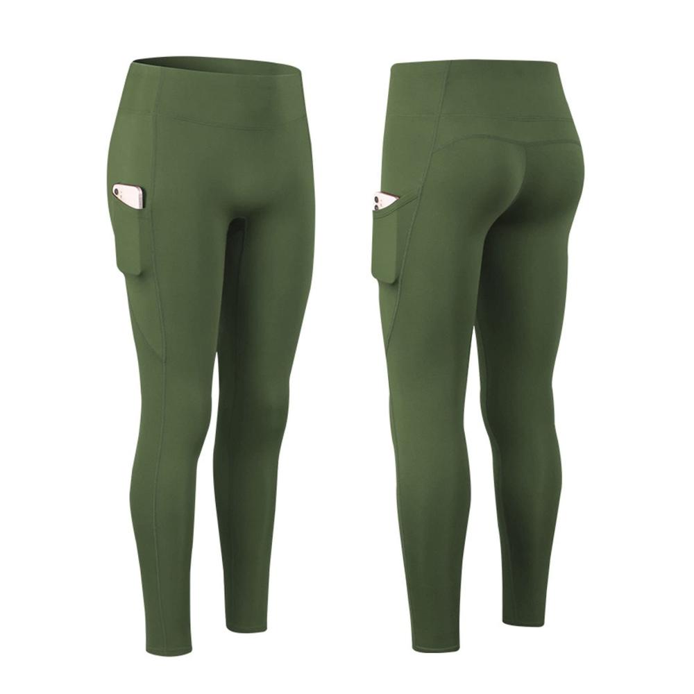 Damen-Leggings Hohe Taille verdickte Hose mit Taschen verstellbare maßgeschneiderte Passform Druckdesign – Ideal für Outdoor-Aktivitäten und festliche Anlässe