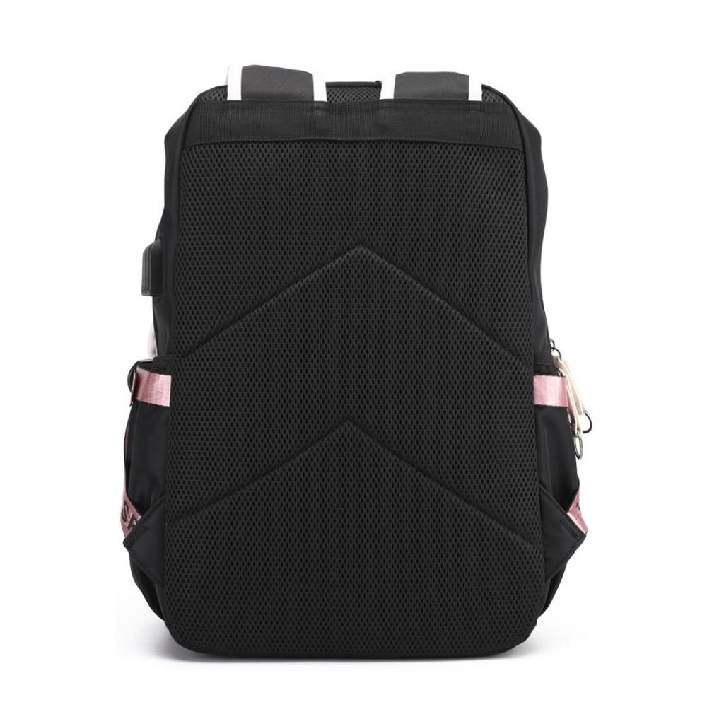 Anime Sailor Moon Tagesrucksack mit USB-Ladeanschluss für Schule und Freizeit
