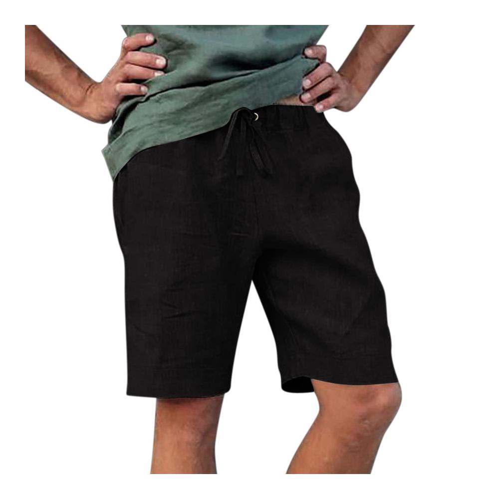 Herren Baggy Y2K Baumwolle Cargohose mit Taschen | Sommer Casual Shorts | Freizeit Bermuda Kurz Hosen für Männer