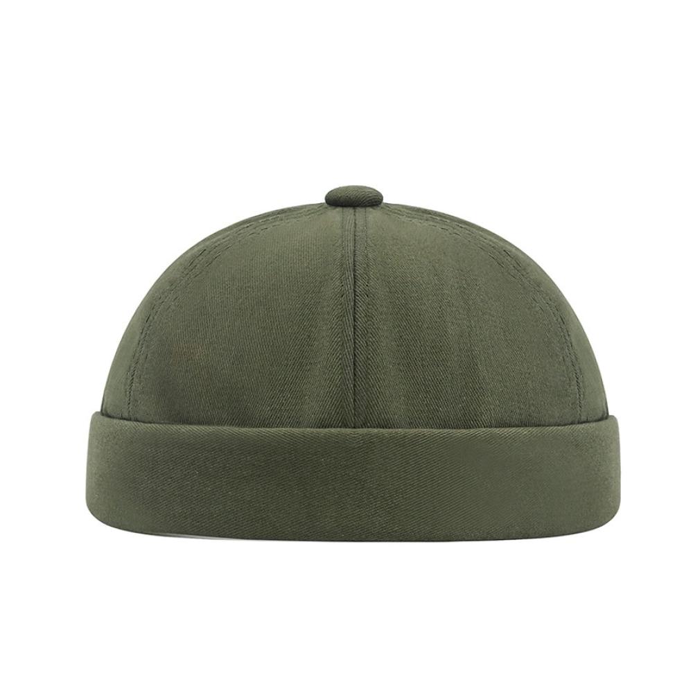 Baskenmützen & Barette Vintage Melonenhaut Hut-Set für stilbewusste Männer und Frauen – Vielseitige Straßenmode mit Krempe perfekt für den individuellen Look