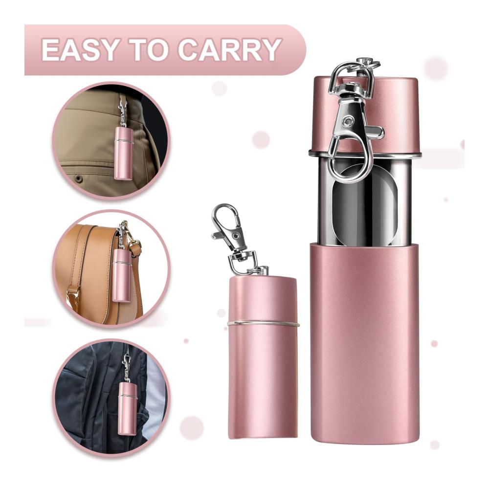 3er Set Taschenaschenbecher – Kompakte geruchsdichte Mini Aschenbecher für unterwegs ideal für Camping und Innenrauchen – Tragbare mobile Reiseaschenbecher