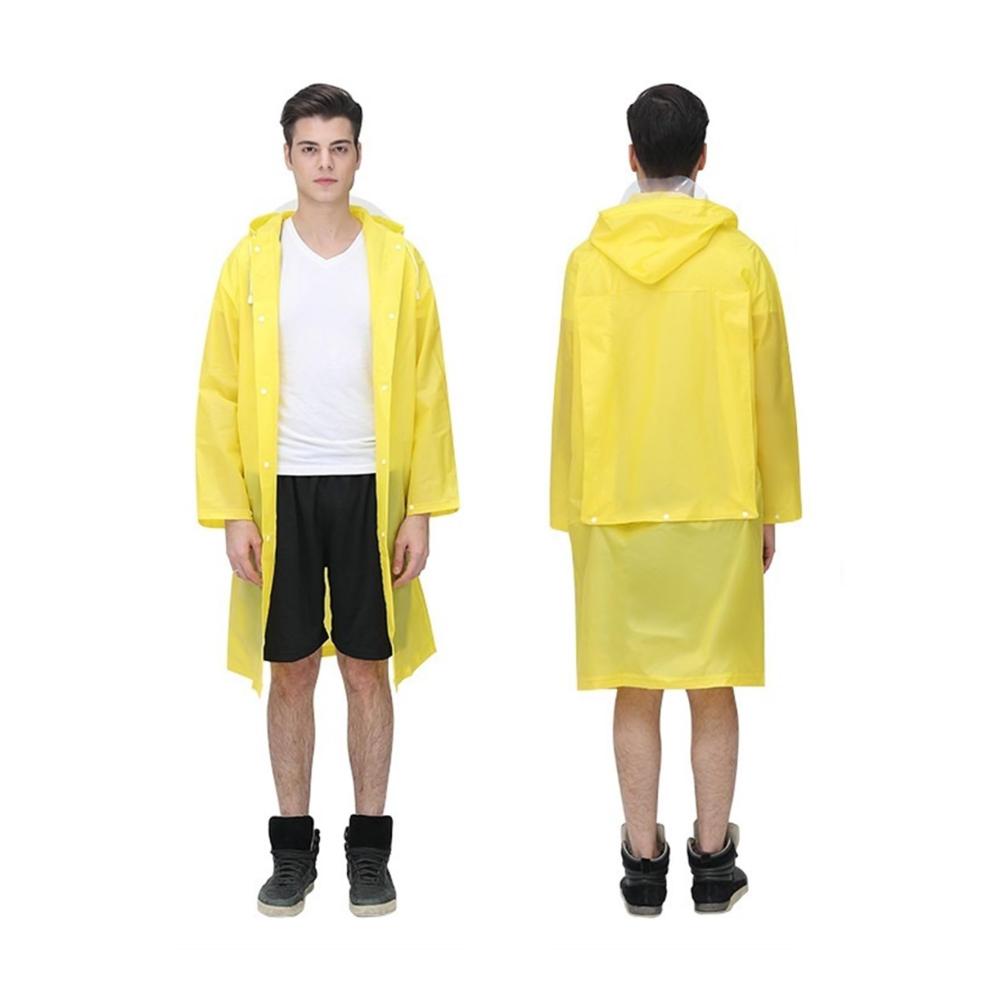 Wasserdichter Regenmantel für Männer und Frauen – Outdoor-Regenjacken & -mäntel Verdickt Erwachsene Tragbar Einteiliger Poncho für Reisen