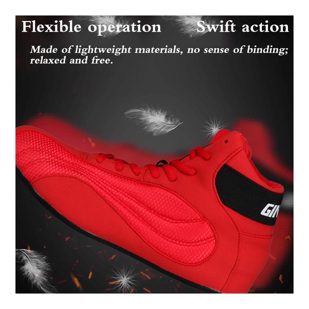 Leichte und strapazierfähige Herren Boxschuhe für Wrestling Crossfit und Gewichtheben