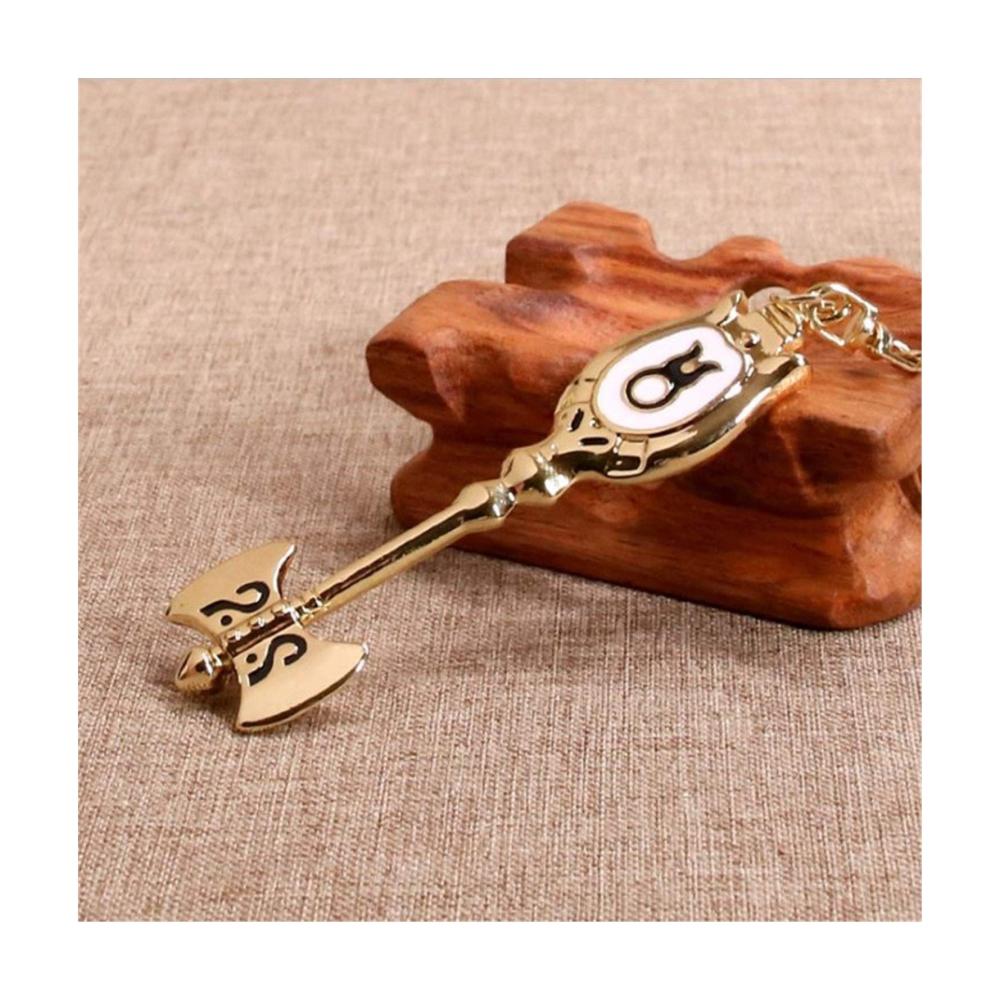Damen Cartoon Schlüsselbund mit Fairy Tail Zodiac Star Spirit - Magician-Beschwörer Keychain für Cosplay und Geschenk (Taurus