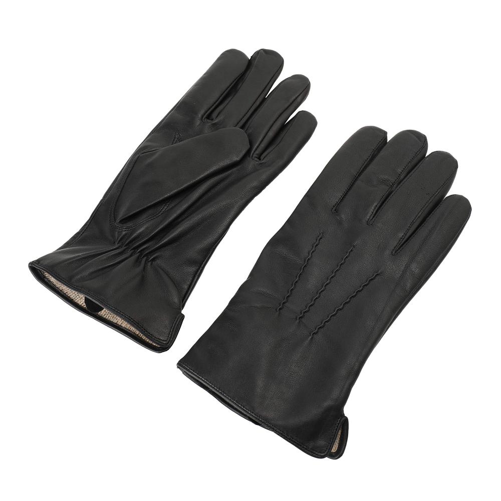 Herren Winterhandschuhe aus Echtem Schaffell Leder mit Warmem Kaschmir- oder Wollfutter