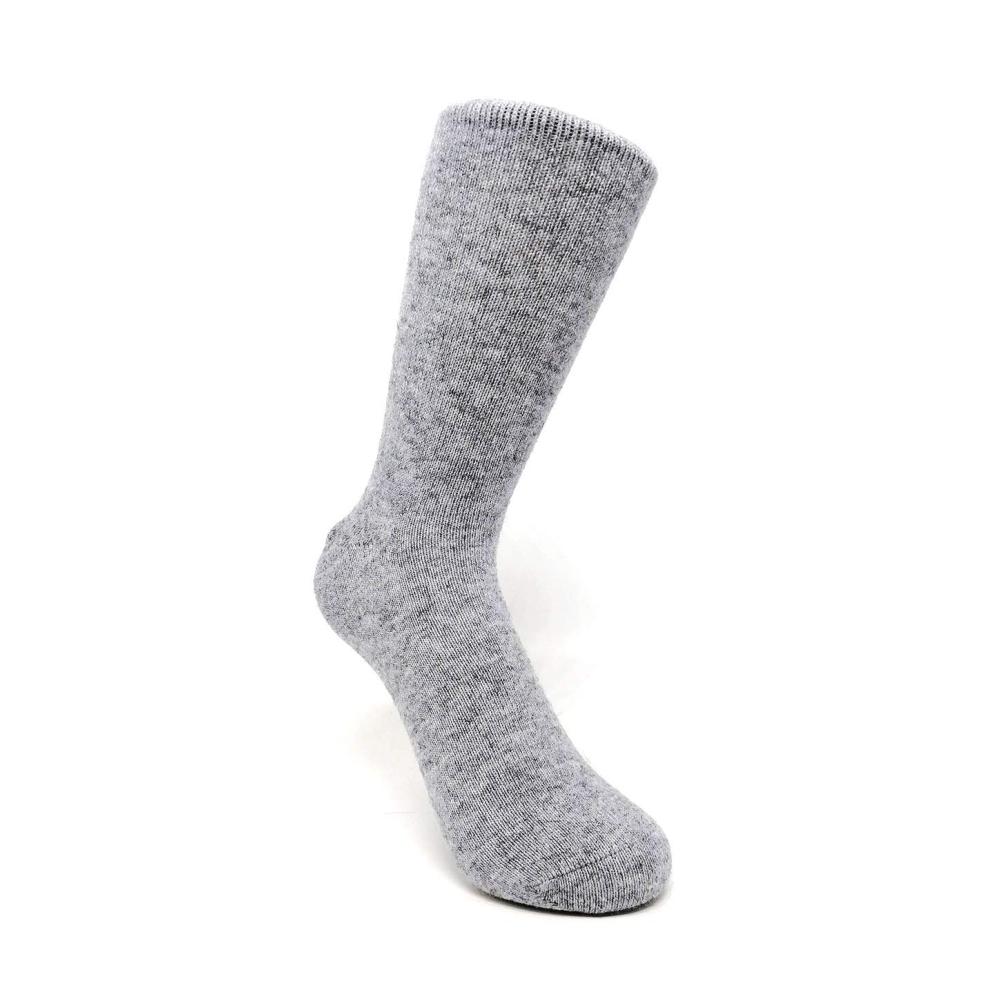 Cashmere Socken Damen Herren Unisex - Handgenähte Crew Mid-Calf Socken Dicke Bettsocken für Zehen und Ferse - Hochwertige Qualität