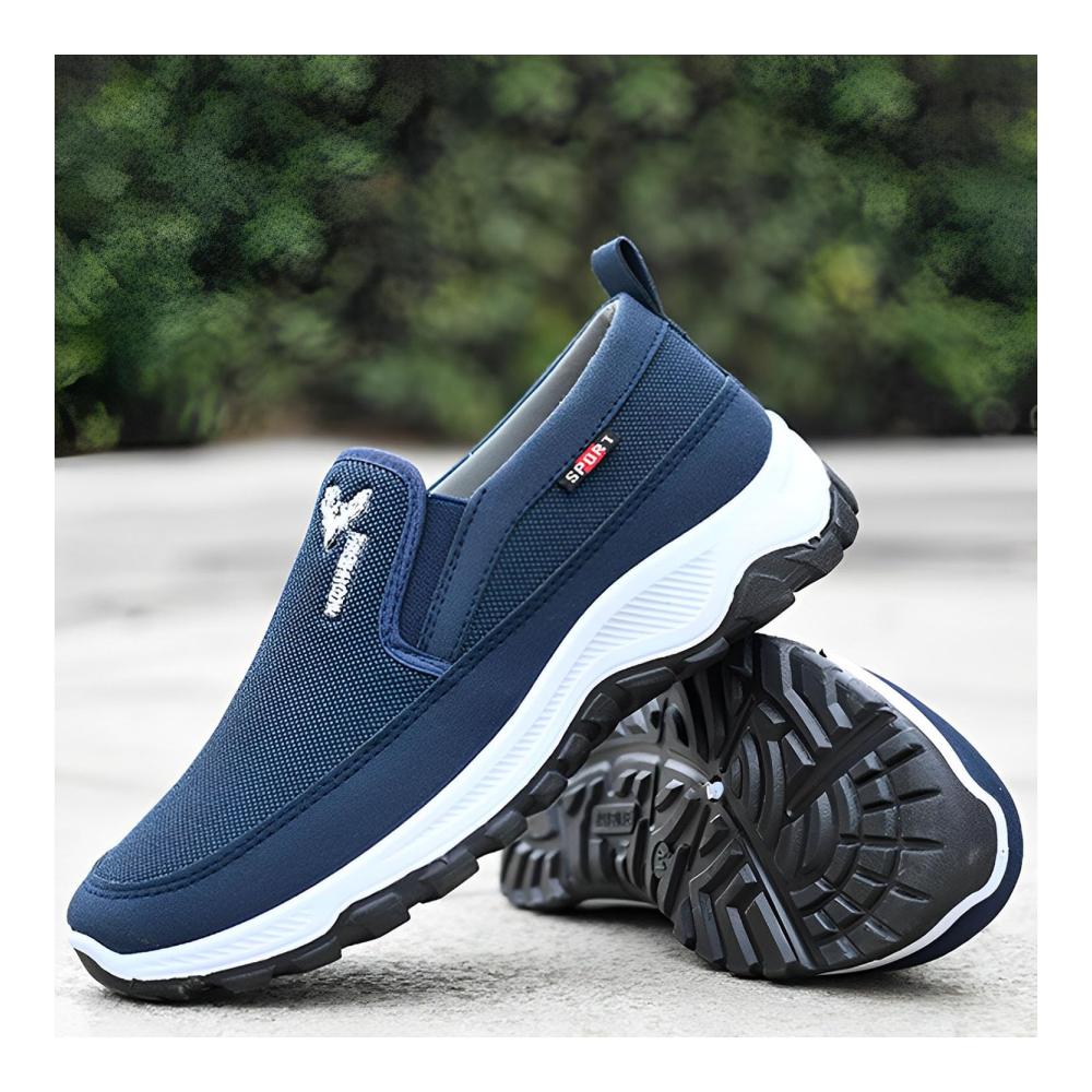 CNA Trop Herren Sneaker - Bequeme Slip-On Wanderschuhe mit Orthopädischer Fußgewölbeunterstützung und Atmungsaktivität