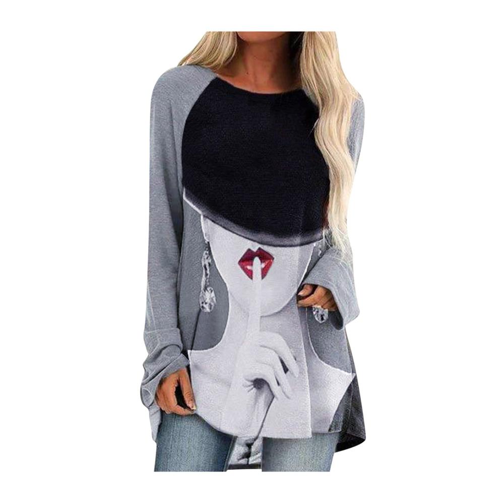 Damen Kapuzenpullover Langshirt mit Motiv | Herbst Hoodie Langarm | Beste Freunde Pullover | Ausgefallene Sweatshirt Tunika Tops | Oversize Bedruckte Bluse | Damenmode 2023