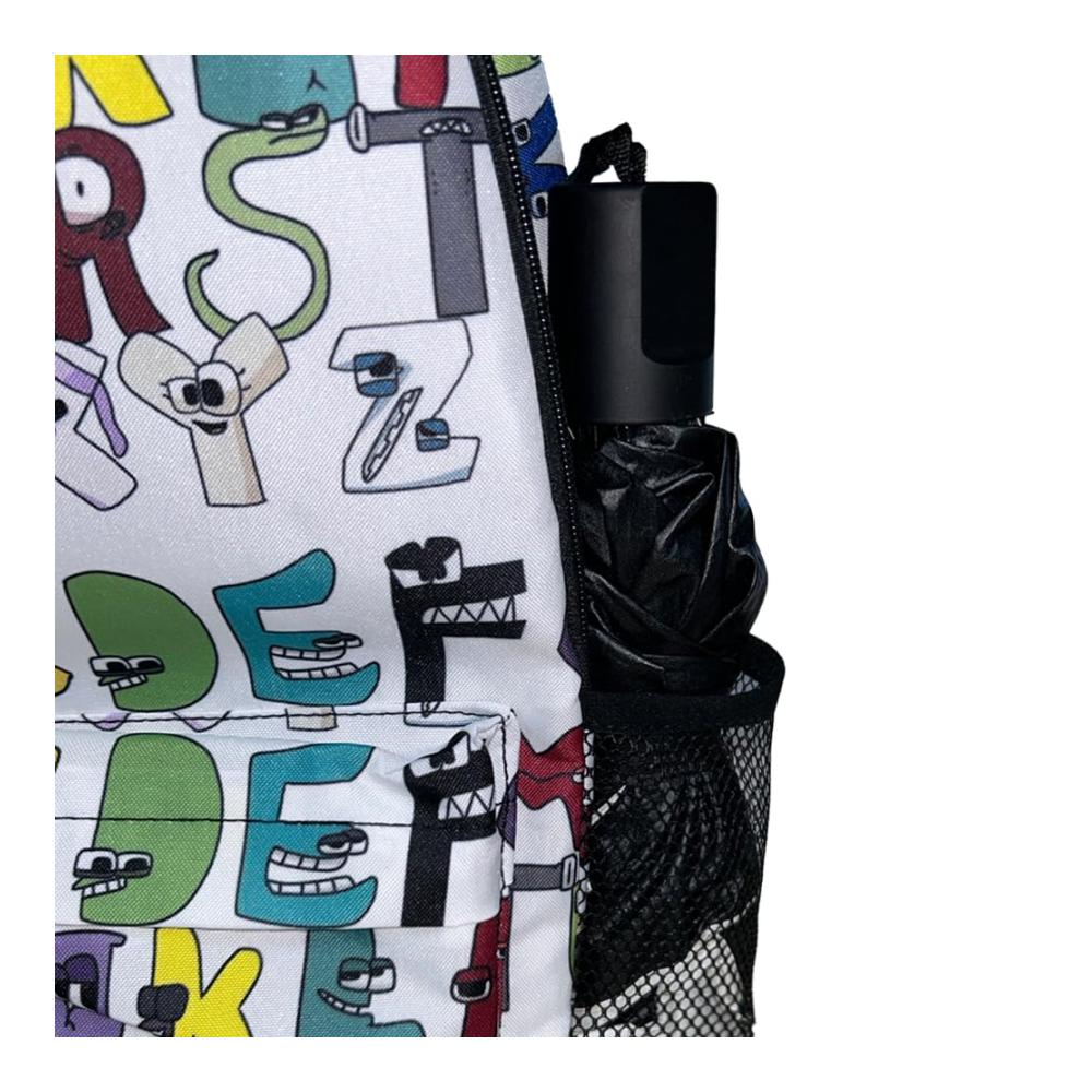 Alphabet Lore Schulranzen Ergonomischer Unisex Rucksack für Kinder ab 11 Jahre - Schultasche 20-35L Schön und Durchdacht - Perfekt für Schule Uni Reisen Freizeit und Job