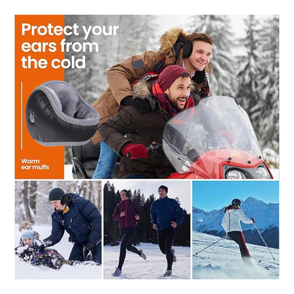 Wasserdichte & Reflektierende Ohrenschützer für Damen – Verstellbar Faltbar Ideal für Ski Laufen Camping & Bergsteigen