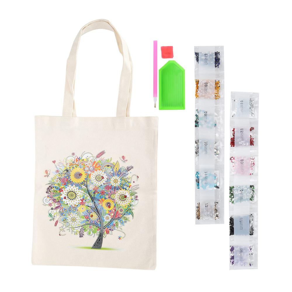 DIY Diamond Painting Clutches Kit mit Exquisiten Strasssteinen – Handtasche Umhängetasche Einkaufstasche inklusive Tool Kit (BB002
