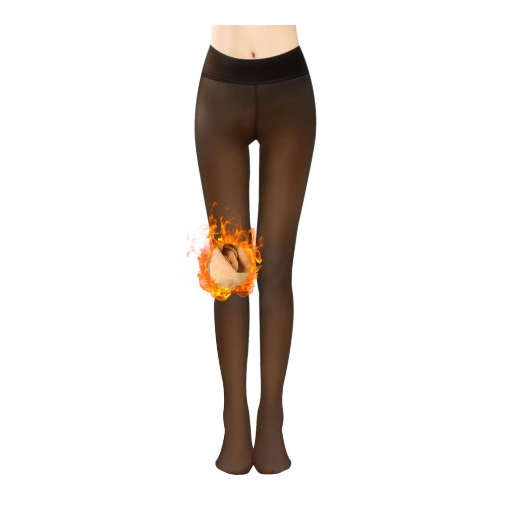 Winter Strumpfhosen für Damen - Warmer Fleece-Look Gefüttert und Dick - Ideale Thermostrumpfhosen für Kalte Tage
