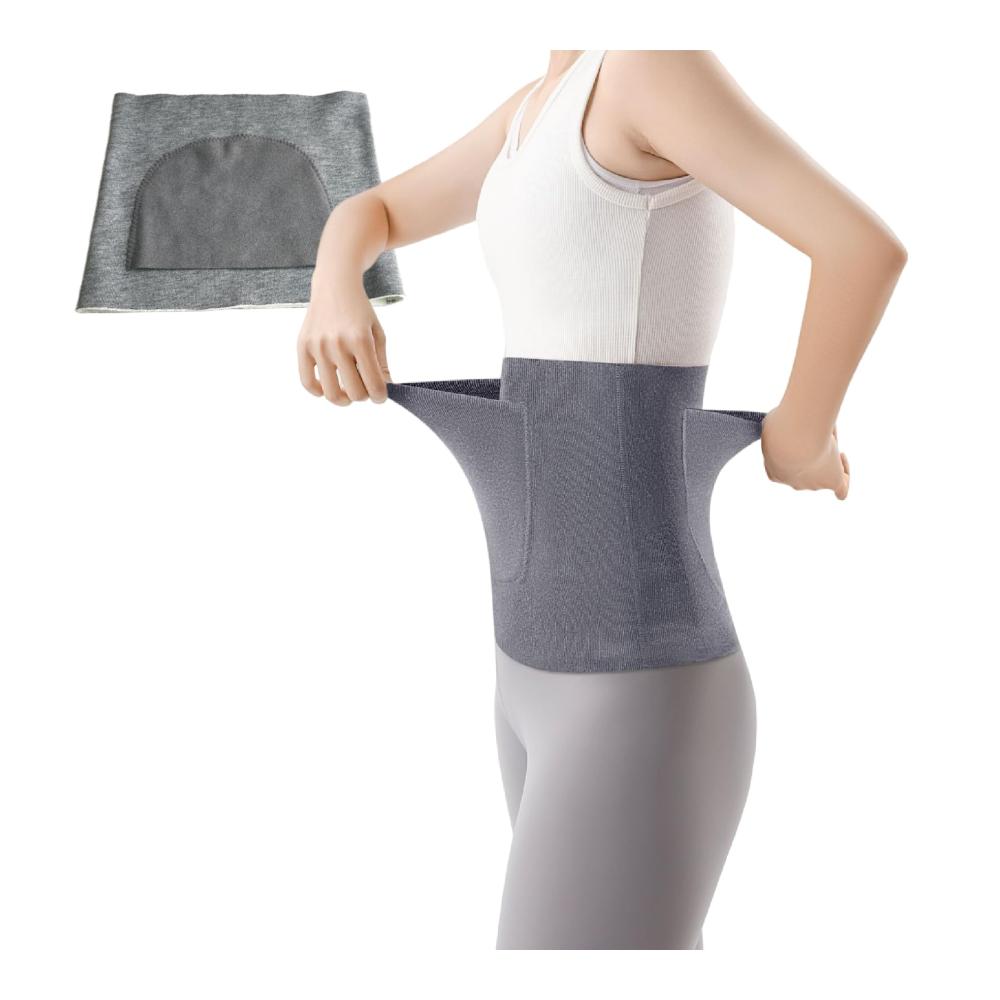 Nierenwärmer für Damen Winter-Nierengurt mit Elastischer Taille Kaschmir Rückenwärmer Multifunktionstaschen - Ideal für Schwangerschaft und Unterstützung