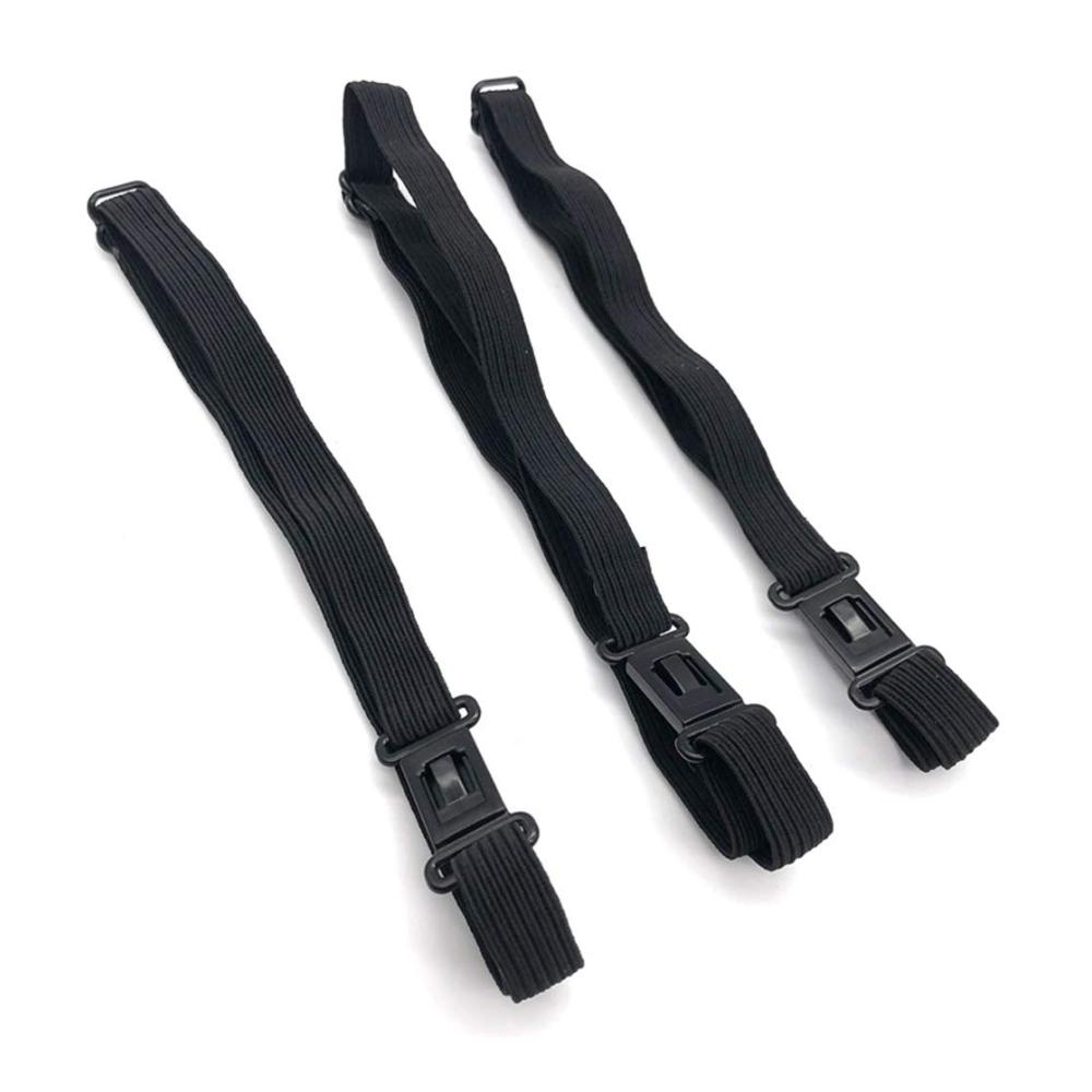 Verstellbare schwarze Fliege 8er-Pack mit elastischem Band und Schnalle - DIY Fliegen-Set 1 cm Breite Einheitsgröße