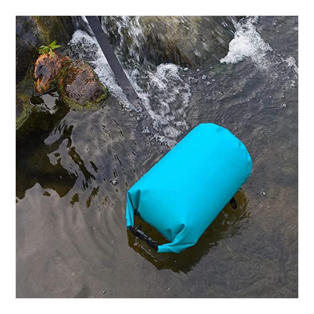 Wasserdichter Roll-Top-Packsack für Outdoor-Abenteuer - Trockenkompressionssack mit Riemen für Kajakfahren Schwimmen Strand und Rafting (Gelb 30L