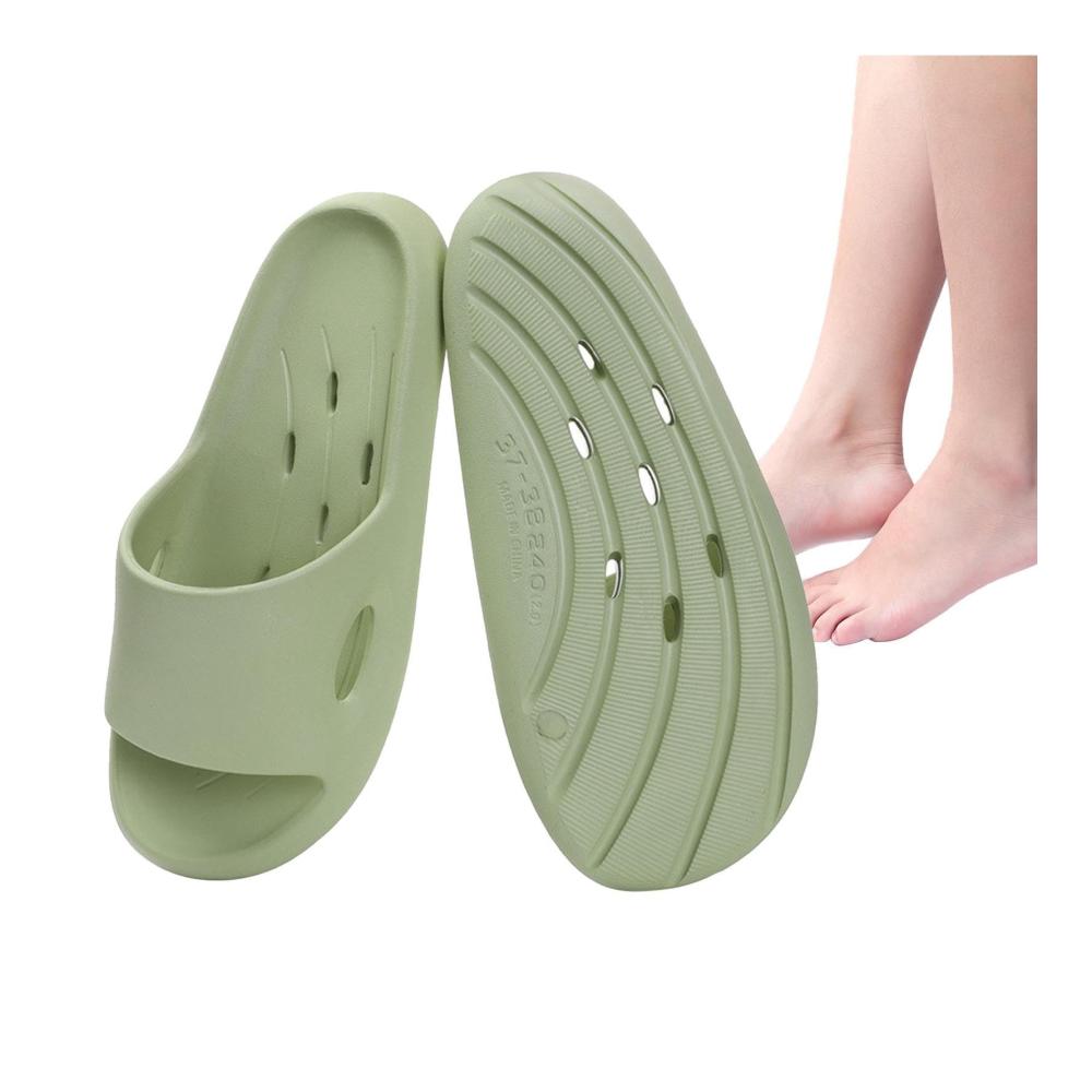 Damen Duschsandalen mit Rutschschutz | Leichte Strandmassage-Sandalen Paar-Stil schnell trocknend Fußgewölbeunterstützung