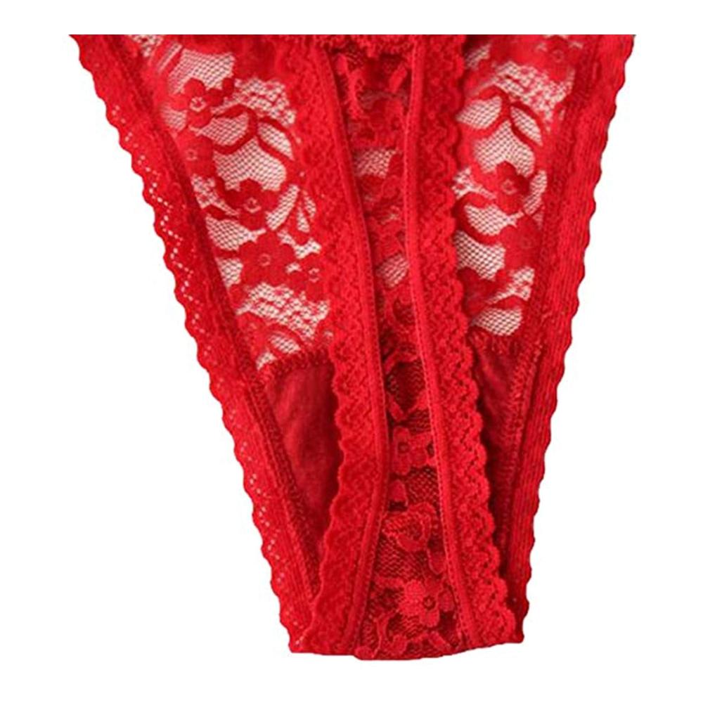Strings & Tangas Damen Spitze Tanga-Unterwäsche 5er-Pack für stilvolle Komfortmode