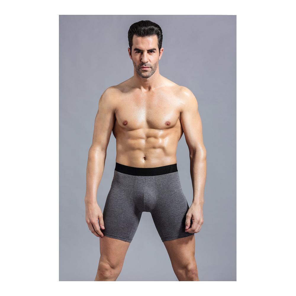 Herren Boxershorts im 3/4er Pack – Lange Beinlänge aus Baumwolle bequeme Unterwäsche für optimalen Tragekomfort