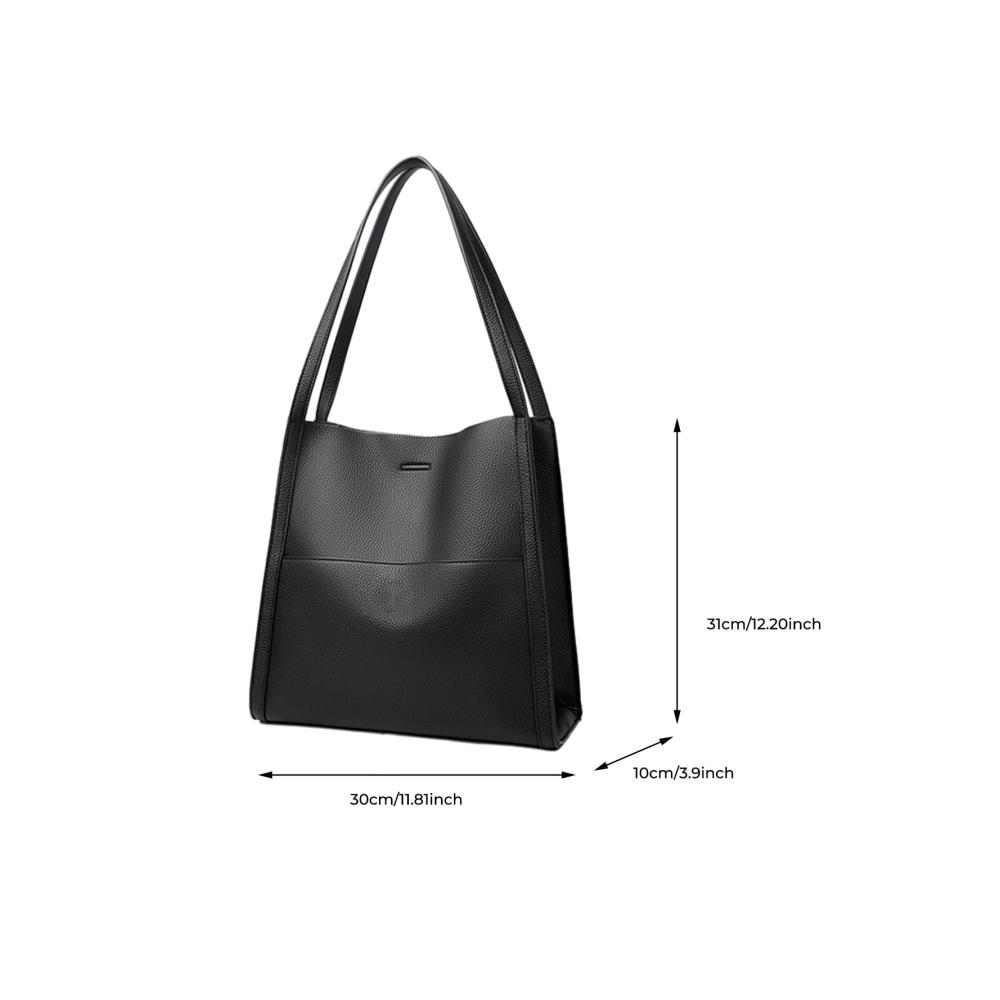 Leder Crossbody-Tasche – Großer Shopper mit viel Platz ideale Tote Bag für Arbeit Büro Reisen und mehr