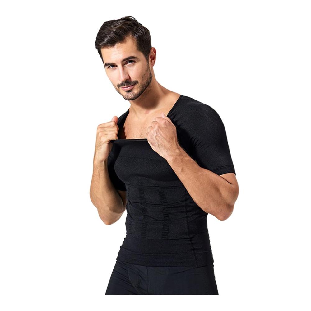 Herren Kompressions-Unterhemd | Thrasher Tanktop Slim Body Shaper | Hochwertiges Schlankheitsweste Shirt