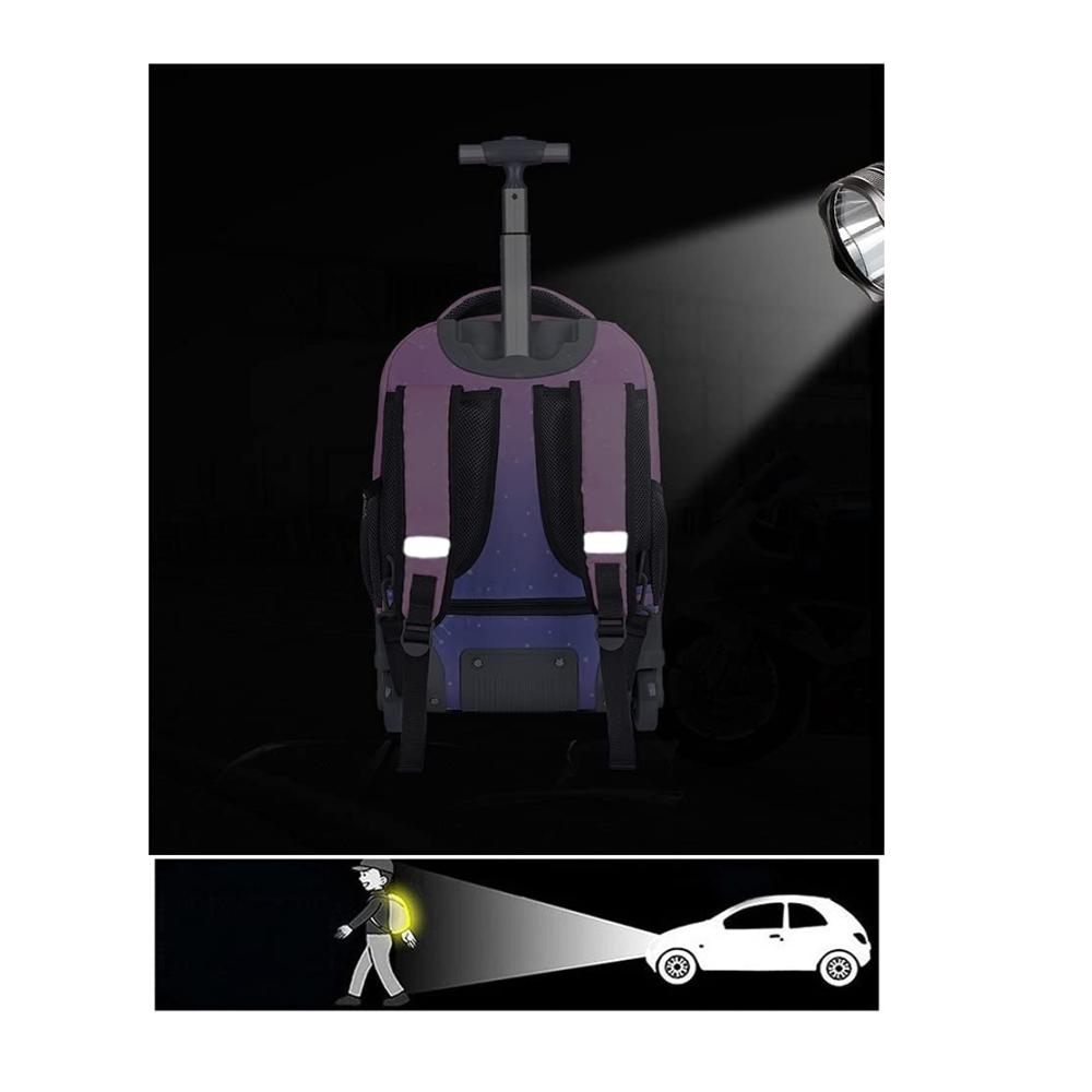 Kinderrucksack CONPHERON Trolley - Rollender Rucksack für Mädchen und Jungen Schüler Schultasche mit Rollen Kindergepäck für Reisen praktischer Trolley Rucksack idealer Reisebegleiter