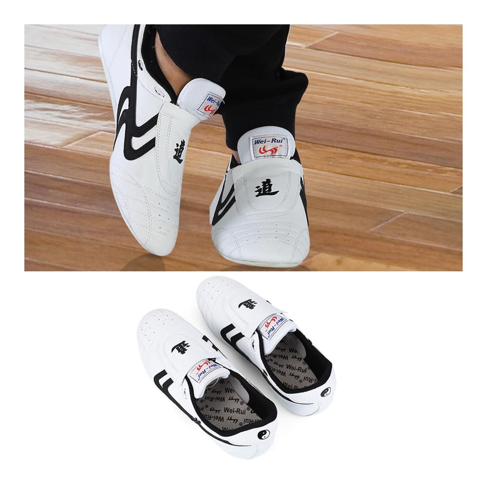 Leichte Kampfsportschuhe für Männer und Frauen - Perfekt für Taekwondo Boxen Kung Fu und Tai Chi (Größe 40