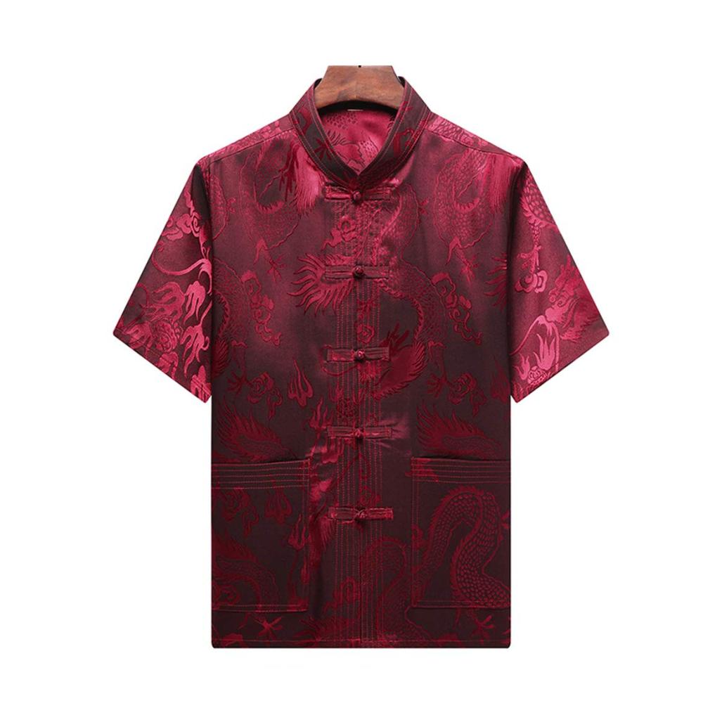 Tang Anzug für Männer Traditionelle Chinesische Kung Fu Kleidung mit Tai Chi Uniform Hanfu Stil Tops und Hosen für Kampf Meditation und mehr