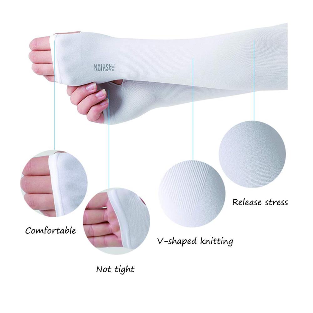 Armlinge Arm Ärmel 4 Paar – UV-Sonnenschutz und Kühltechnologie – Armstulpen für Männer und Frauen – Arm Sleeves mit Armwärmefunktion