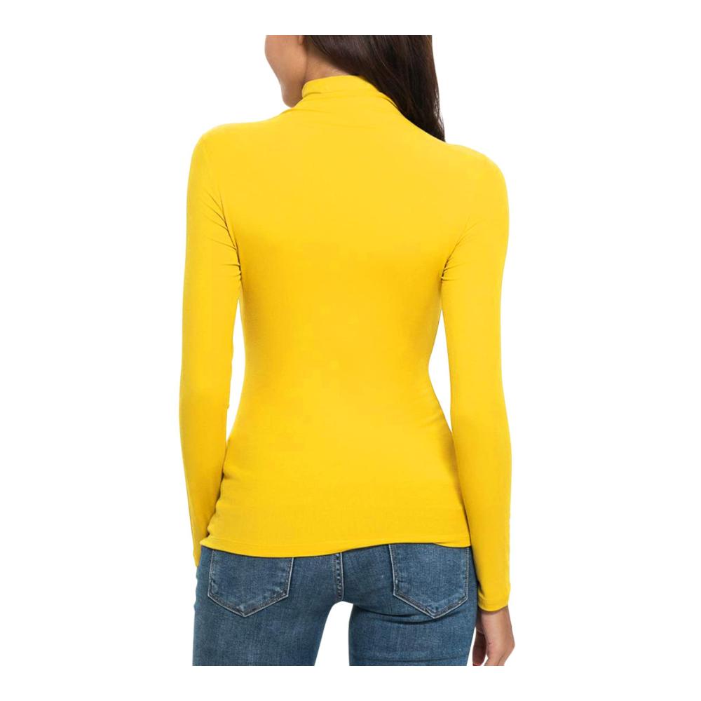 Damen Rollkragenpullover Winter Langarm Pullover Damen Dünn & Elegant - Damenpullover Turtleneck Sweater für Winter - Frauen Sweatshirt mit Rollkragen Winterpullover Tops