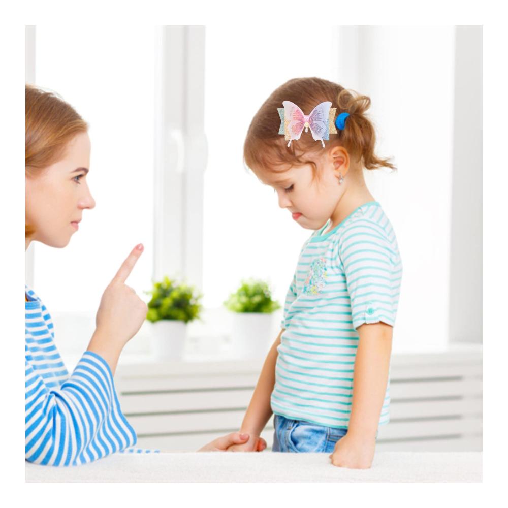 Haarspangen Farbverlauf Multicolor Schleifen Haarnadeln für Baby Mädchen und Kleinkinder - Langes Haar Zubehör mit stilvollem Design für Frauen (Color F