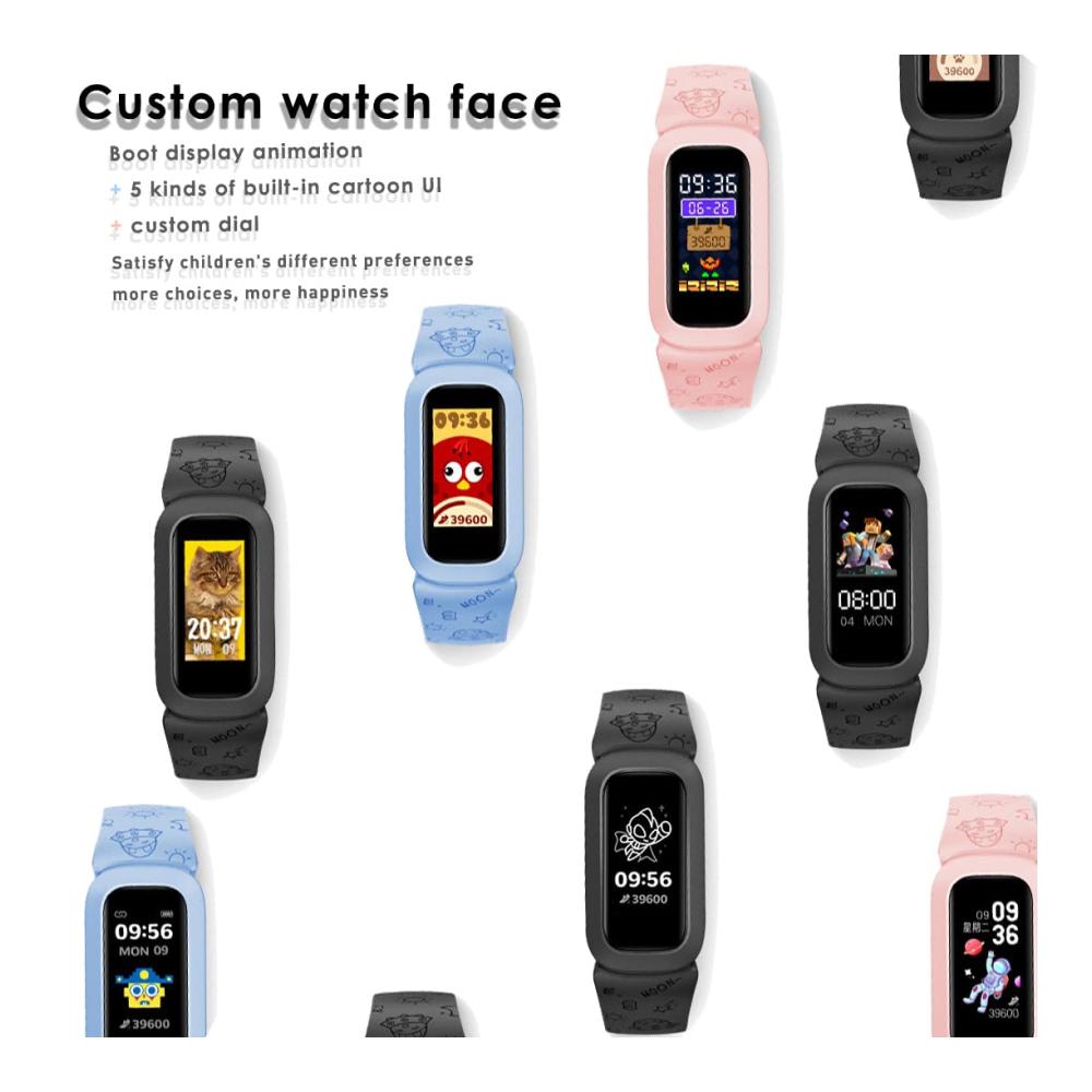 Fashion Smartwatches für Kinder mit Kamera Wecker Schrittzähler Herzfrequenzmesser Blutsauerstoffmessung IP68 Wasserdichtigkeit Schlafmonitor und Trainingsmodus