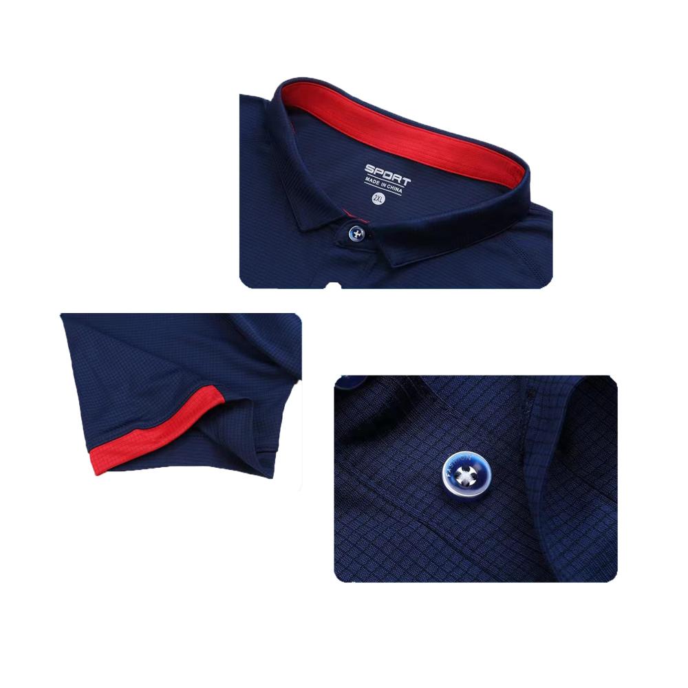 Personalisierte Polo-Shirts für Herren Exklusive Stickerei kurze Ärmel ideale Arbeitskleidung und Golf-T-Shirts