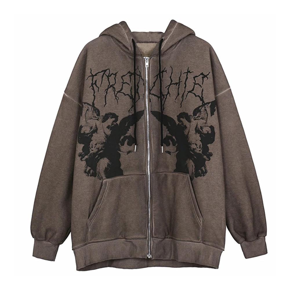 Langarmshirts Damen Bequeme Casual Zipper Hoodie Jacke mit Taschen - Street Style Solid Color Sweater für Sport und Freizeit
