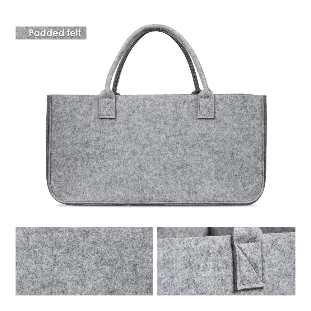 Filz Henkeltasche Große Kapazität stilvolle Aufbewahrung und lässige Eleganz