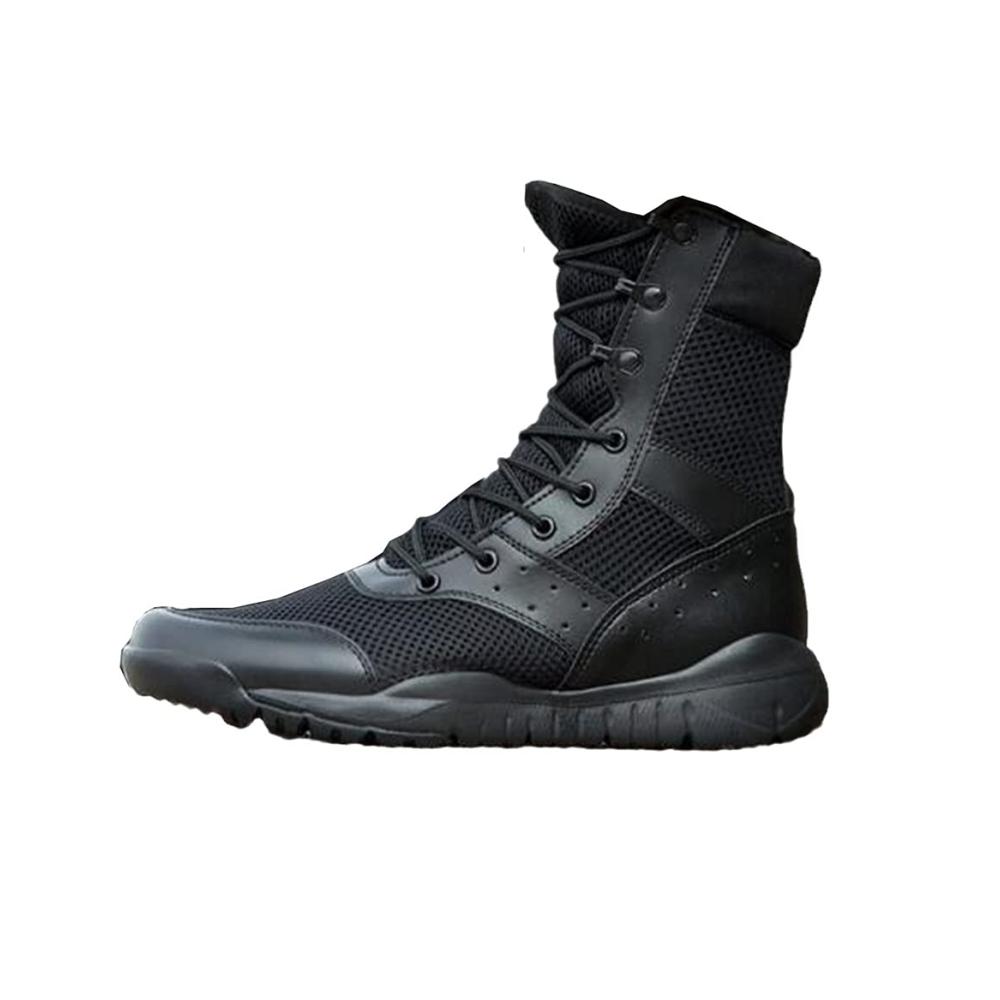 Trekking- und Wanderschuhe für Herren und Damen Outdoor Kletterschuhe Taktische Trainingsschuhe Armee Stiefel - Sommer Atmungsaktiv Mesh Wandern Wüste
