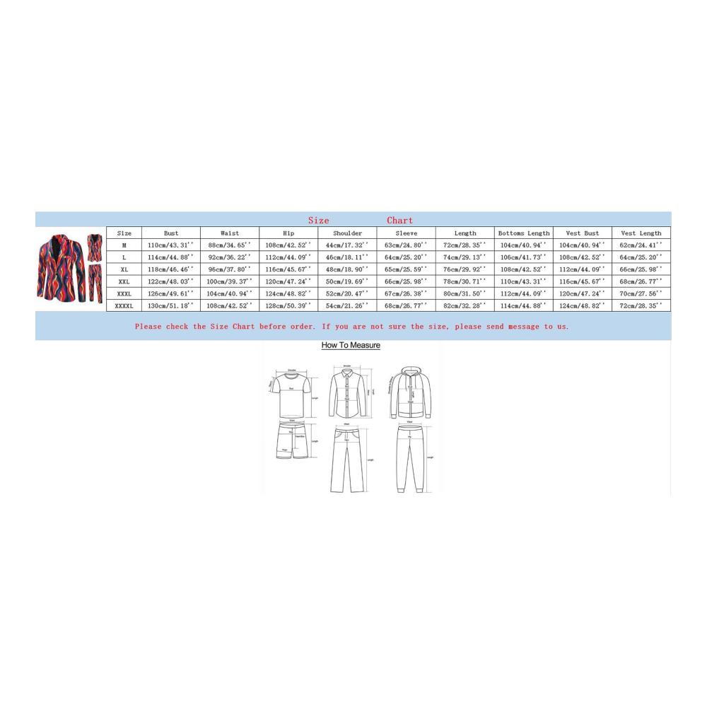 Moderne Slim-Fit Herrenanzüge | Hochzeits- und Businessmode | Schwarz-Weiß-Grafikdruck | 3-Teilig mit Ein-Knopf-Sakko Weste und Hose