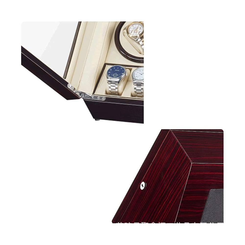 Uhrenbeweger Temkin Superior 8.5 - Leiser Motor Luxuriöser Holzkoffer für Männer und Frauen