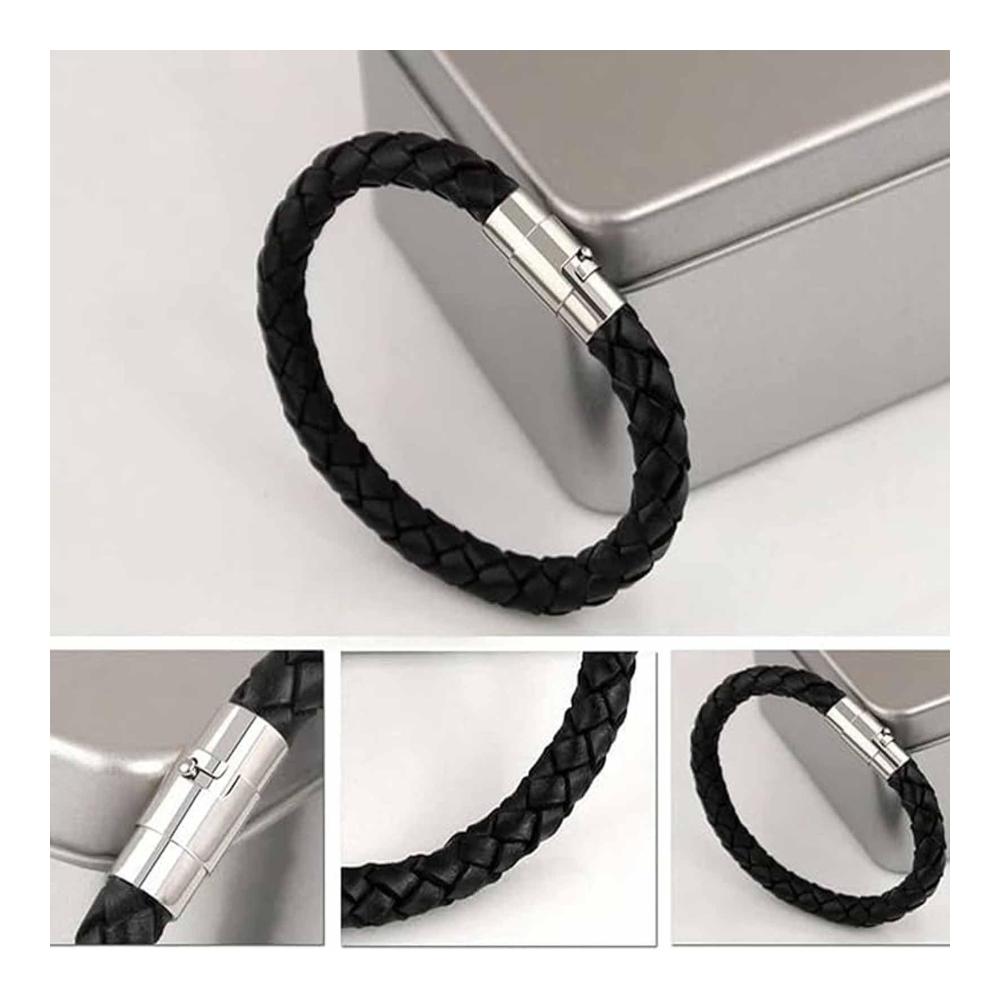 Magnetische Paar-Armbänder Panova – Elegantes Lederarmband-Set mit Verschluss für Männer und Frauen