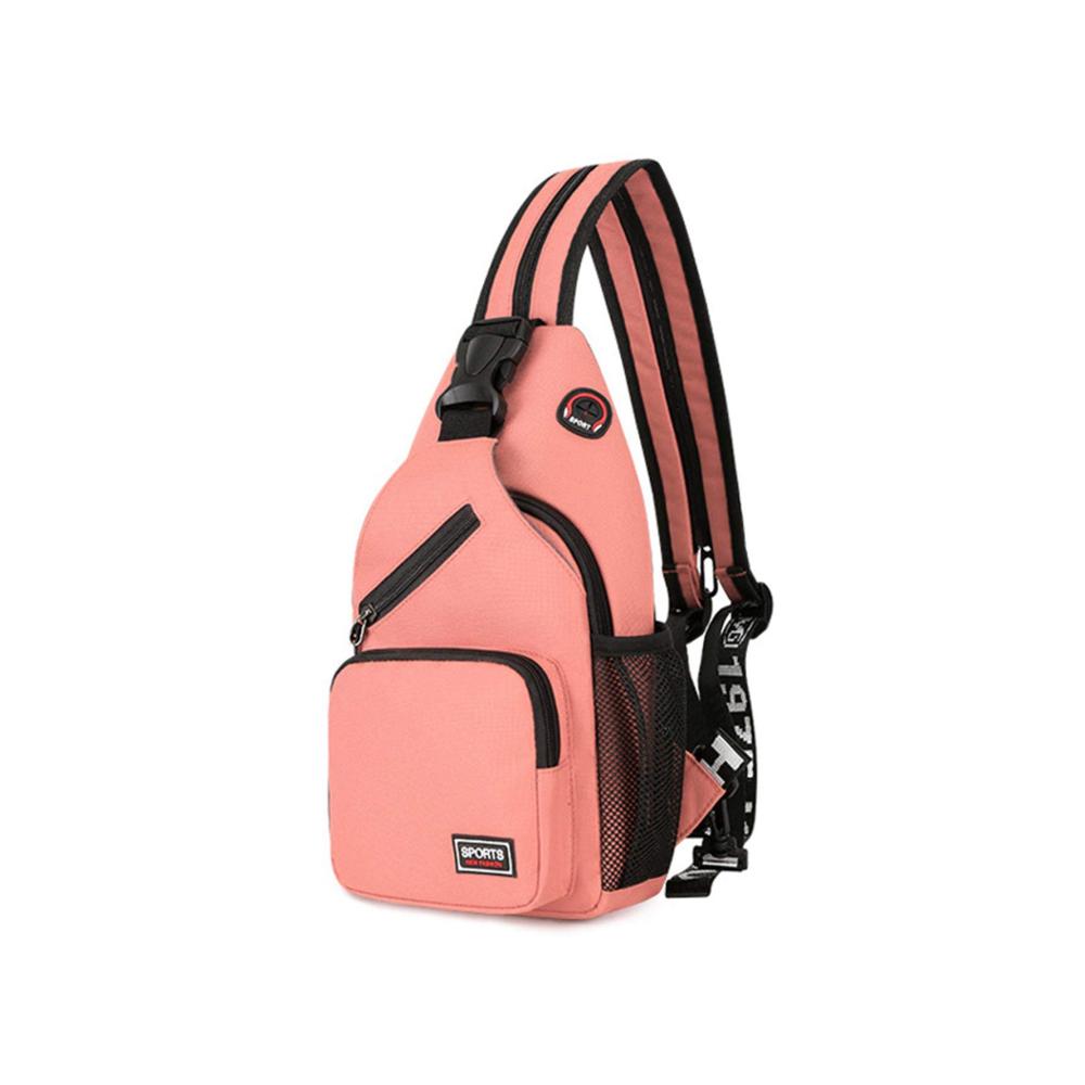 Damen Tagesrucksack Leichter Sling Bag mit Kopfhörerloch für Reisen Wandern und Sport – Klein aber geräumig aus strapazierfähigem Polyester hergestellt