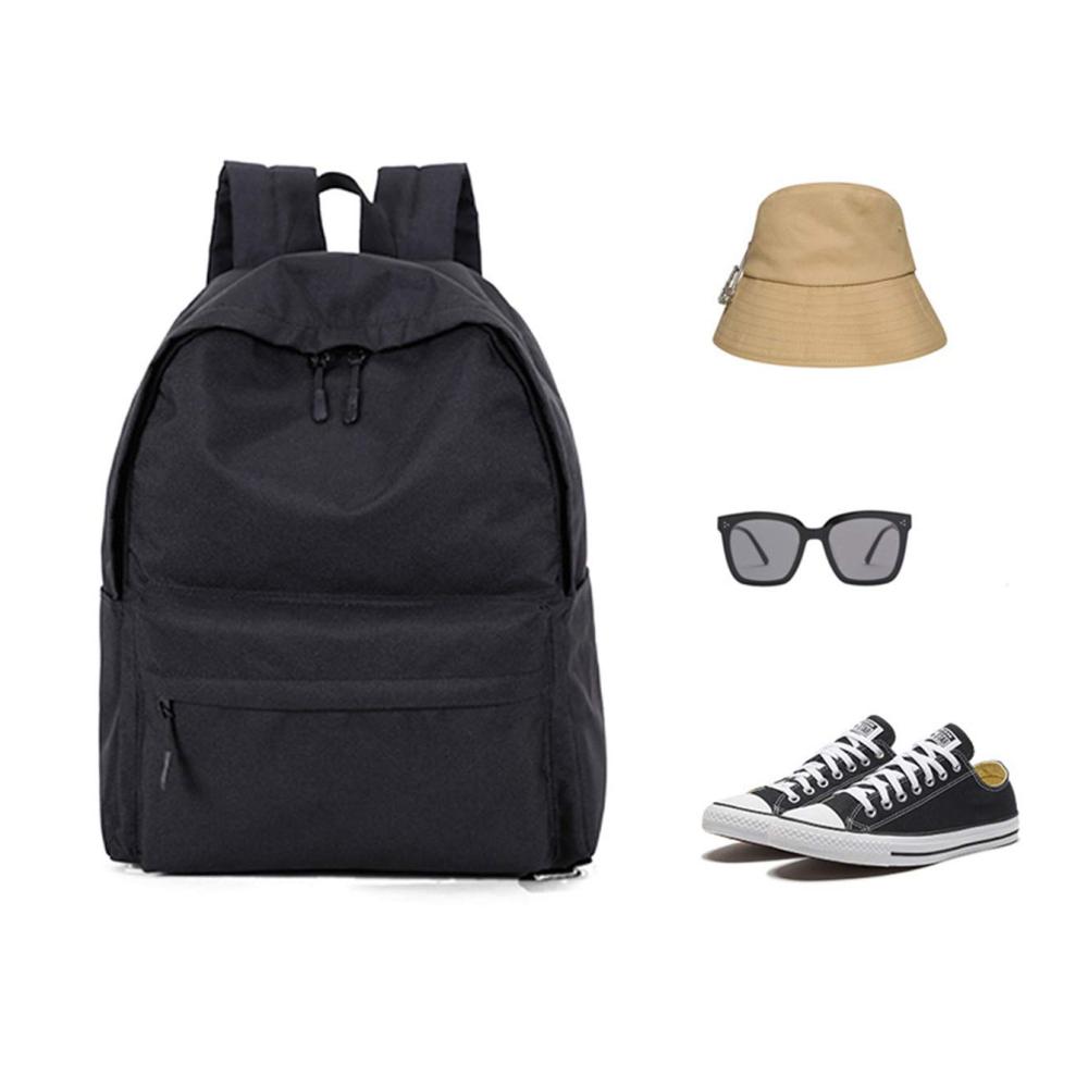 Leichter Canvas-Tagesrucksack für Männer und Frauen – Outdoor-Rucksack für Reisen Wandern College Laptop – Wasserdichter College-Rucksack aus haltbarem Oxford-Gewebe